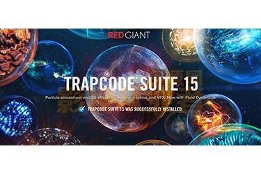 中文汉化版-红巨星粒子特效AE插件包Red Giant Trapcode Suite 15.1.8 Win/Mac