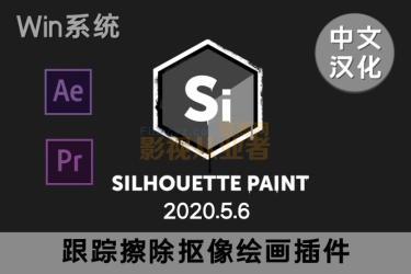 Win版中文汉化Silhouette Paint 2020.5.6AEPR跟踪擦除画笔插件